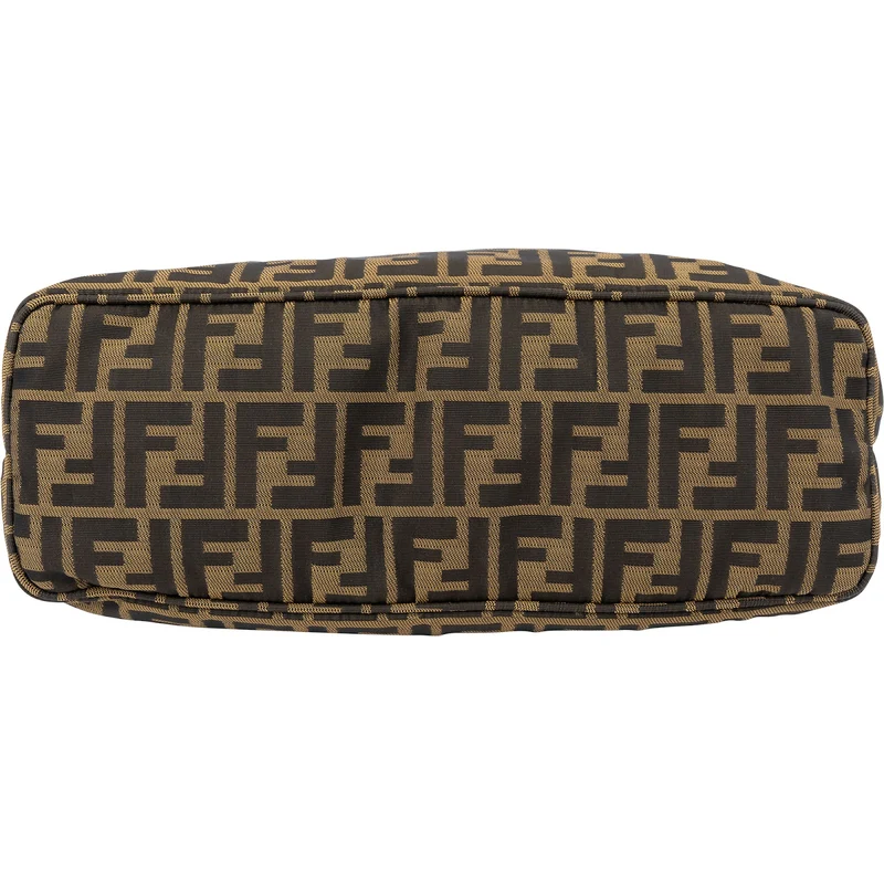 Fendi Monogram Zucca Canvas Tote Shoulder Bag