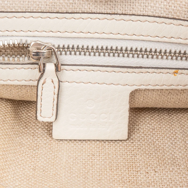 Gucci Monogram GG Canvas Vertical Stripe Tote Handbag