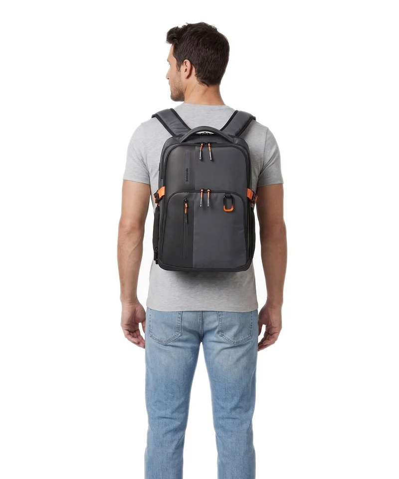 Samsonite Biz2Go Reiserucksack graphite/apricot