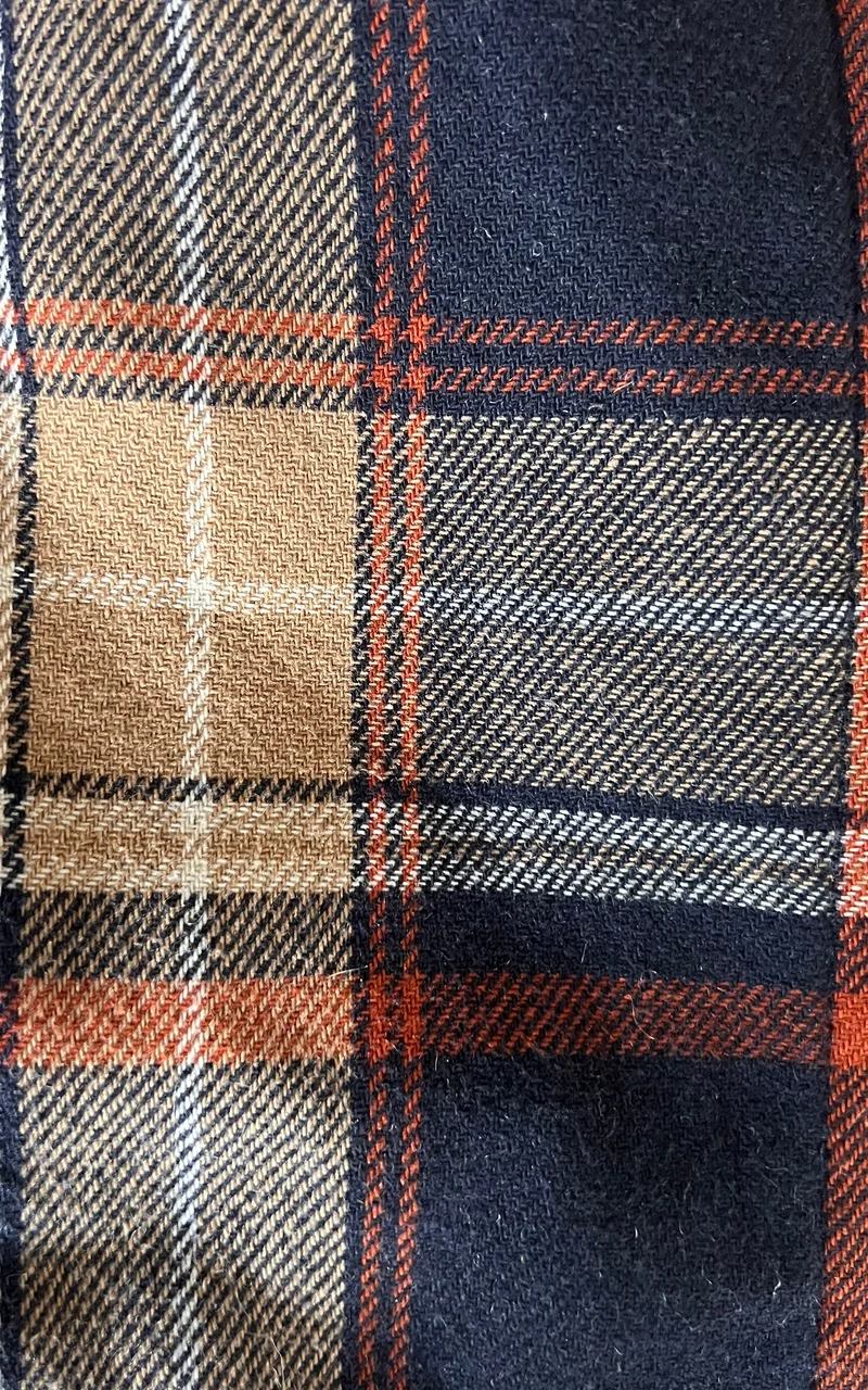Vintage 70s Tartan Wool Coat