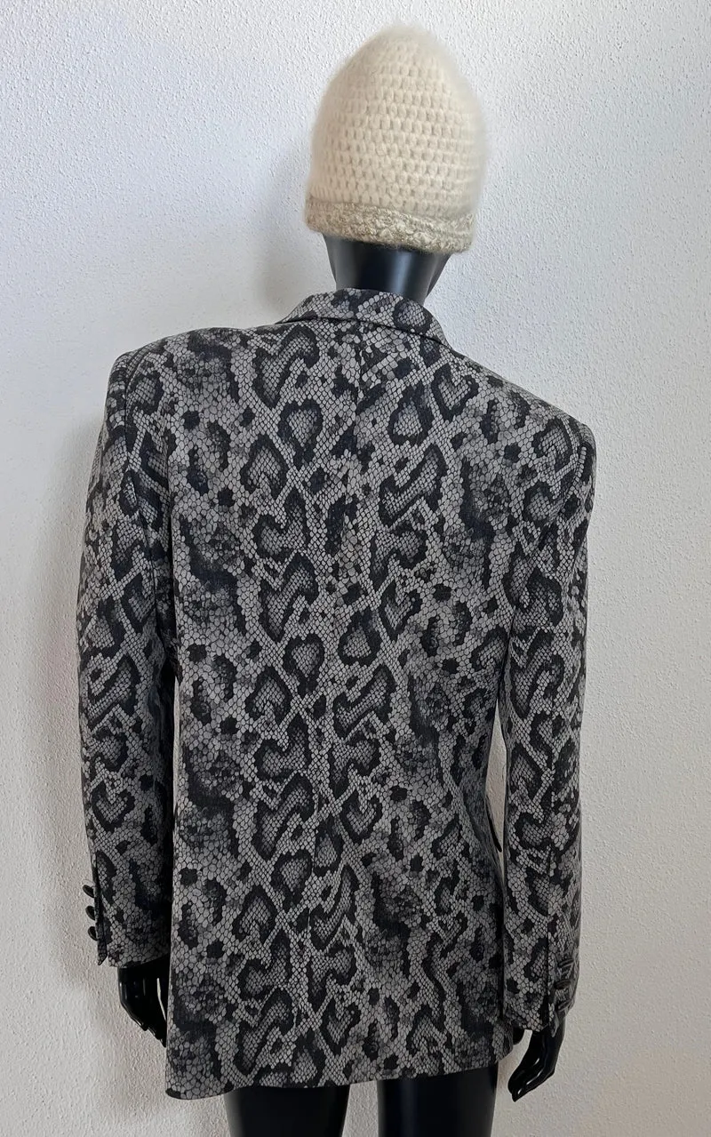 Vintage Escada Snake Blazer Jacket