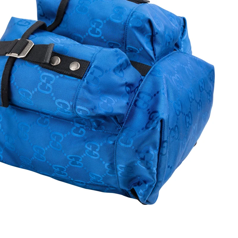 Gucci Monogram GG Nylon Econyl Off The Grid Multi-Pocket Backpack