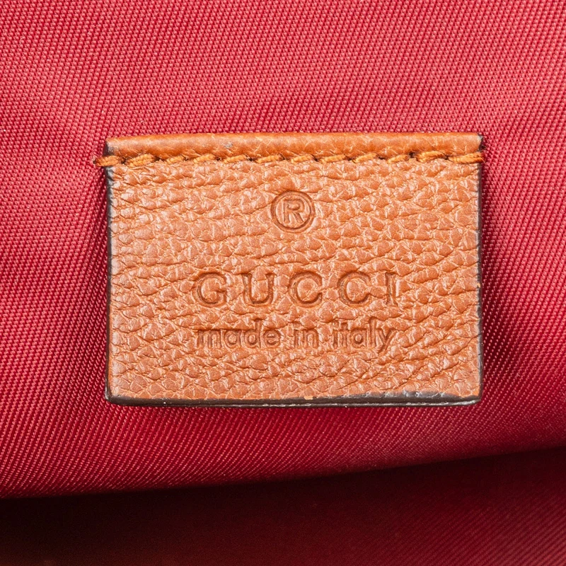 Gucci Monogram GG Canvas Flap Backpack