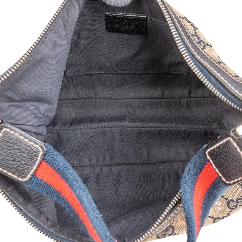 Gucci Monogram GG Canvas Pochette Shoulder Bag
