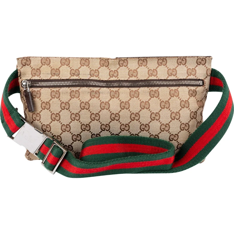 Gucci Monogram GG Canvas Belt Crossbody Bag