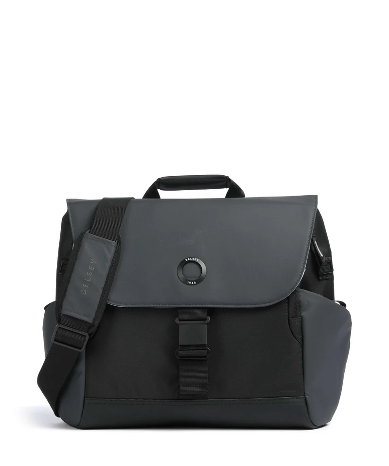 Delsey Paris Securflap Kuriertasche black