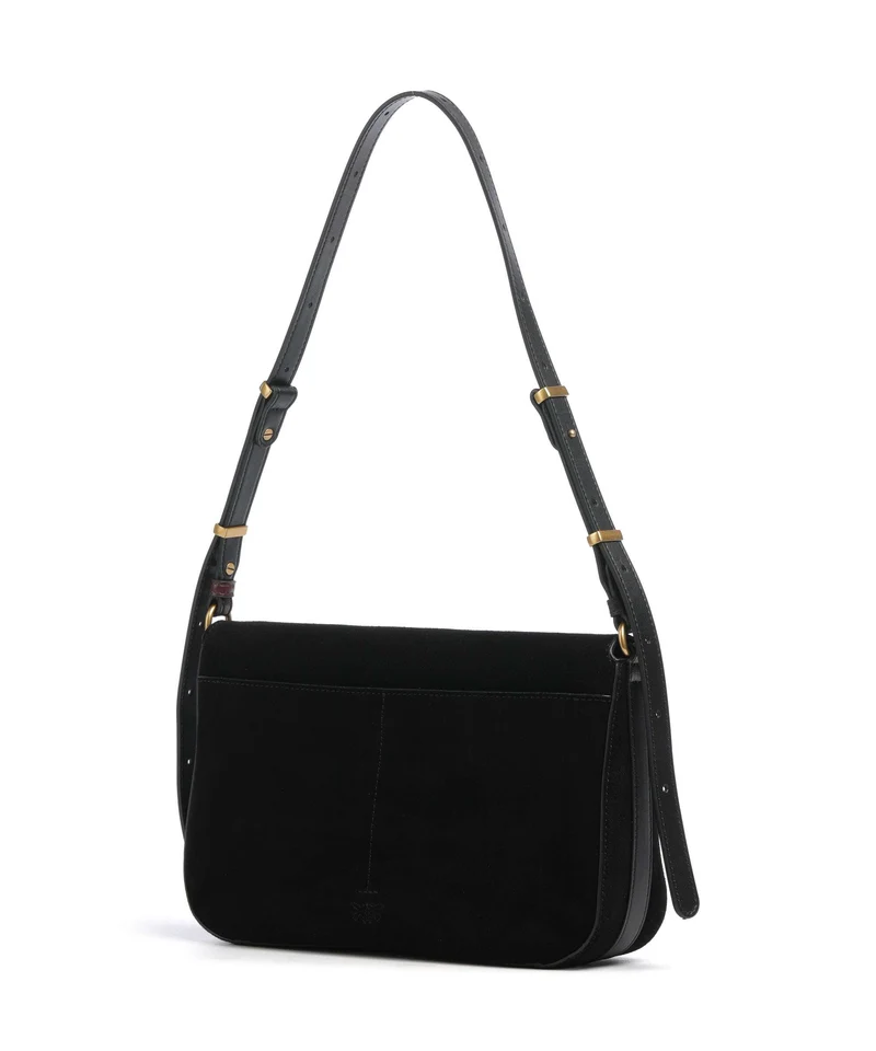 Pinko Love Classic Schultertasche nero/limousine/oro