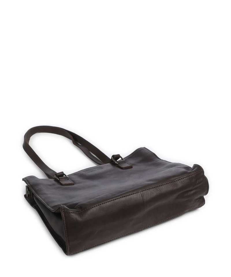 The Chesterfield Brand Wax Pull Up Cow Ellsworth Shopper brown