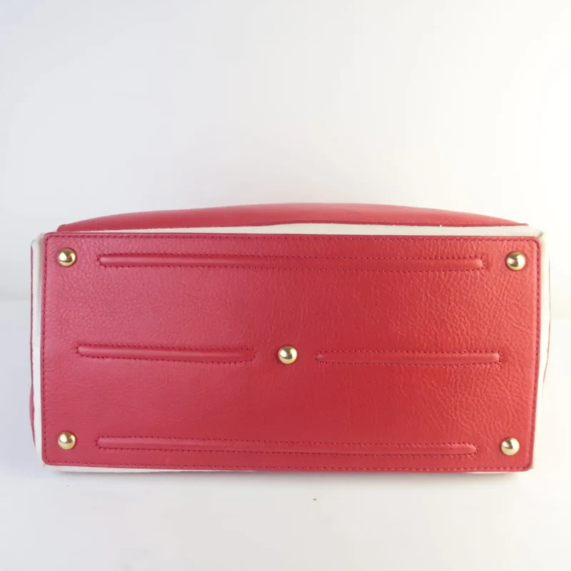YSL Red Leather Muse 2 Handbag