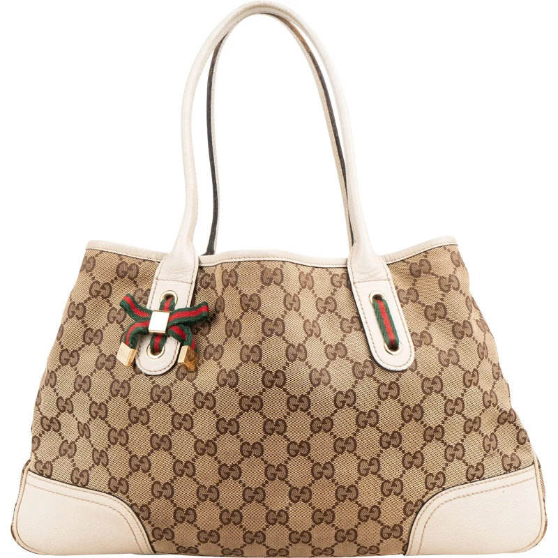 Gucci Monogram GG Canvas Princy Tote Shoulder Bag