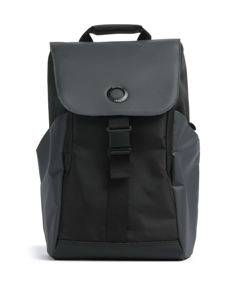 Delsey Paris Securflap Laptop-Rucksack black