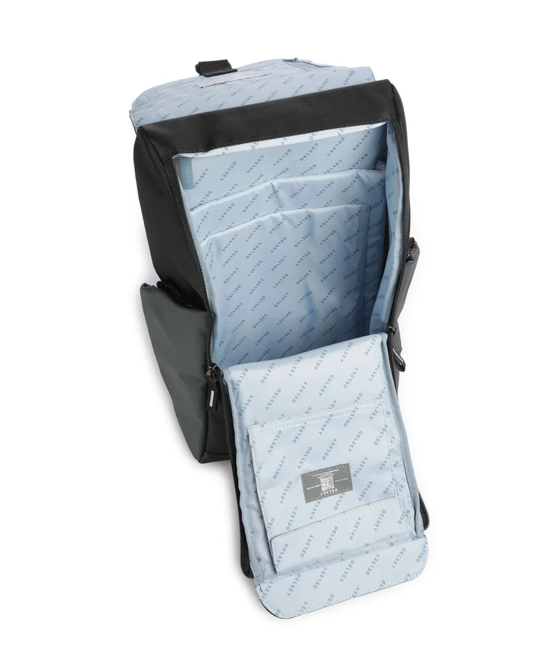 Delsey Paris Securflap Laptop-Rucksack black