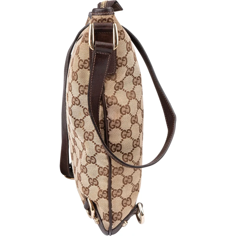 Gucci Monogram GG Canvas Abbey D-Ring Messenger Crossbody Bag