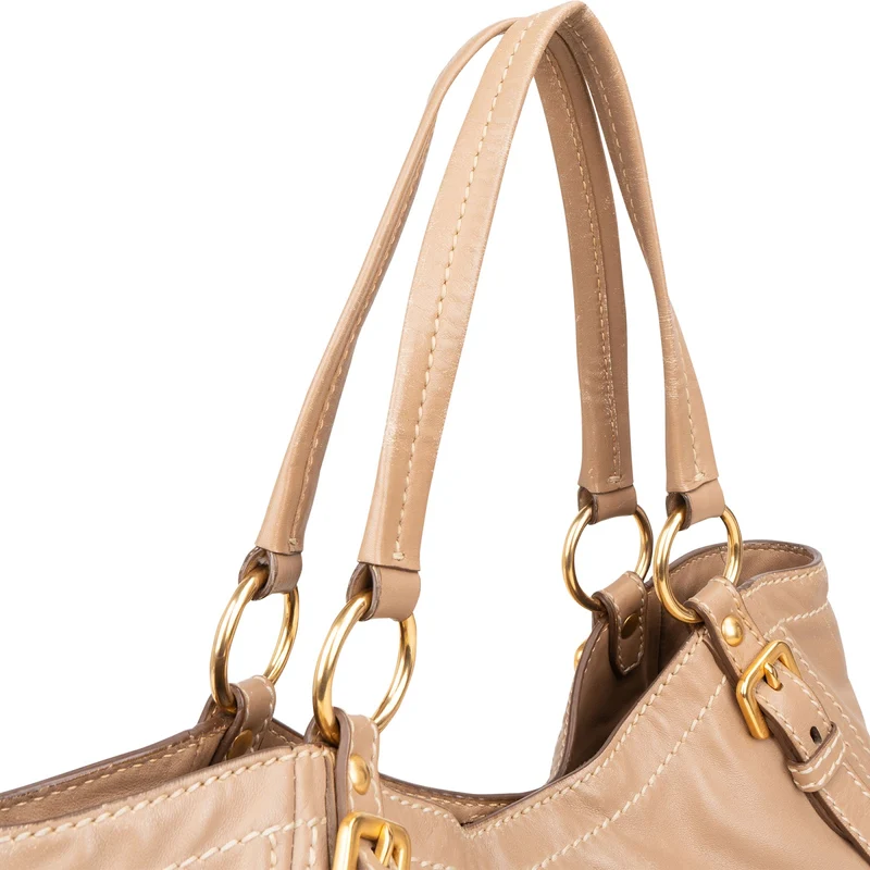 Prada Vitello Daino Leather Shoulder Bag