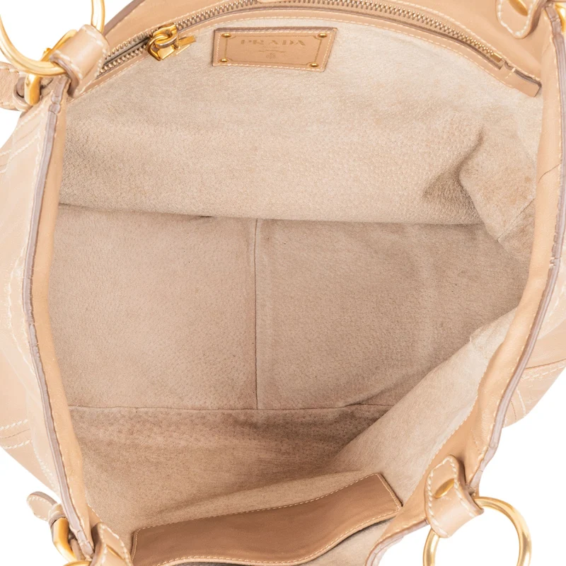 Prada Vitello Daino Leather Shoulder Bag