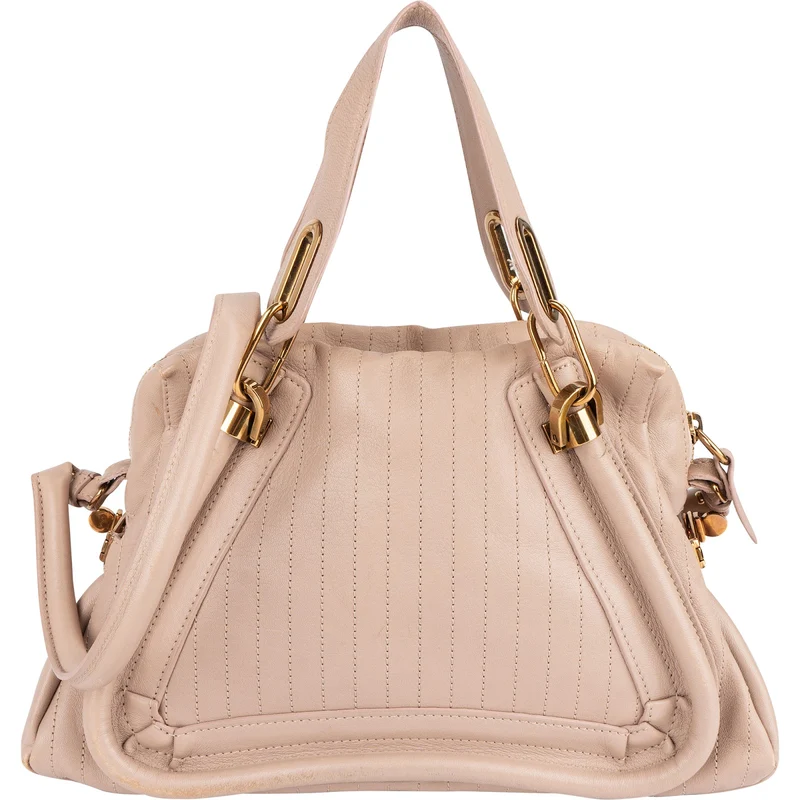 Chloé Stitched Leather Paraty Handbag