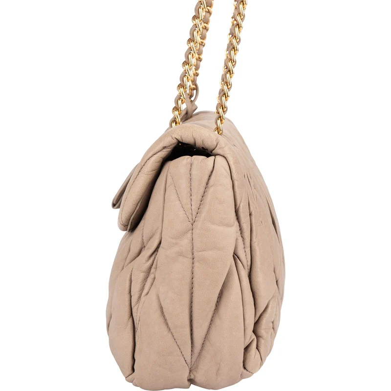 Miu Miu Matelassé Nappa Leather Shoulder Crossbody Bag