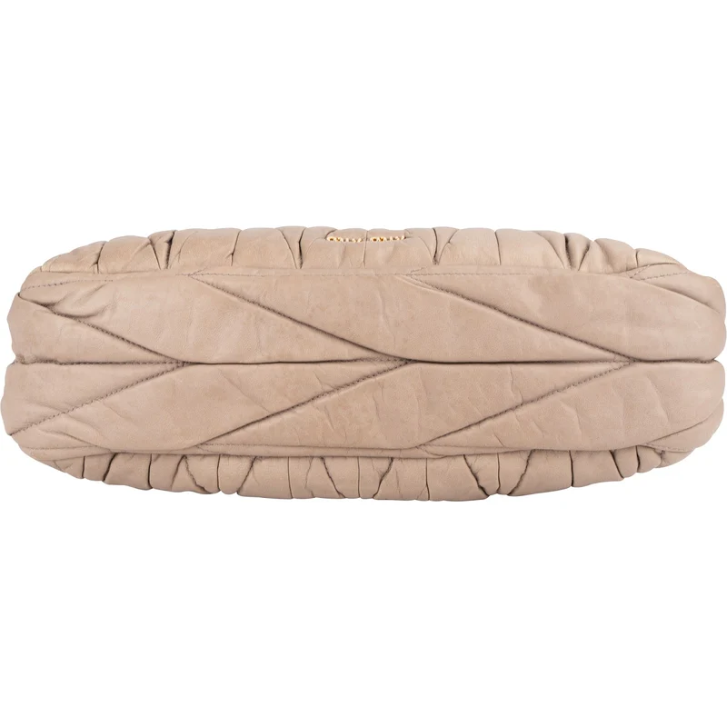Miu Miu Matelassé Nappa Leather Shoulder Crossbody Bag