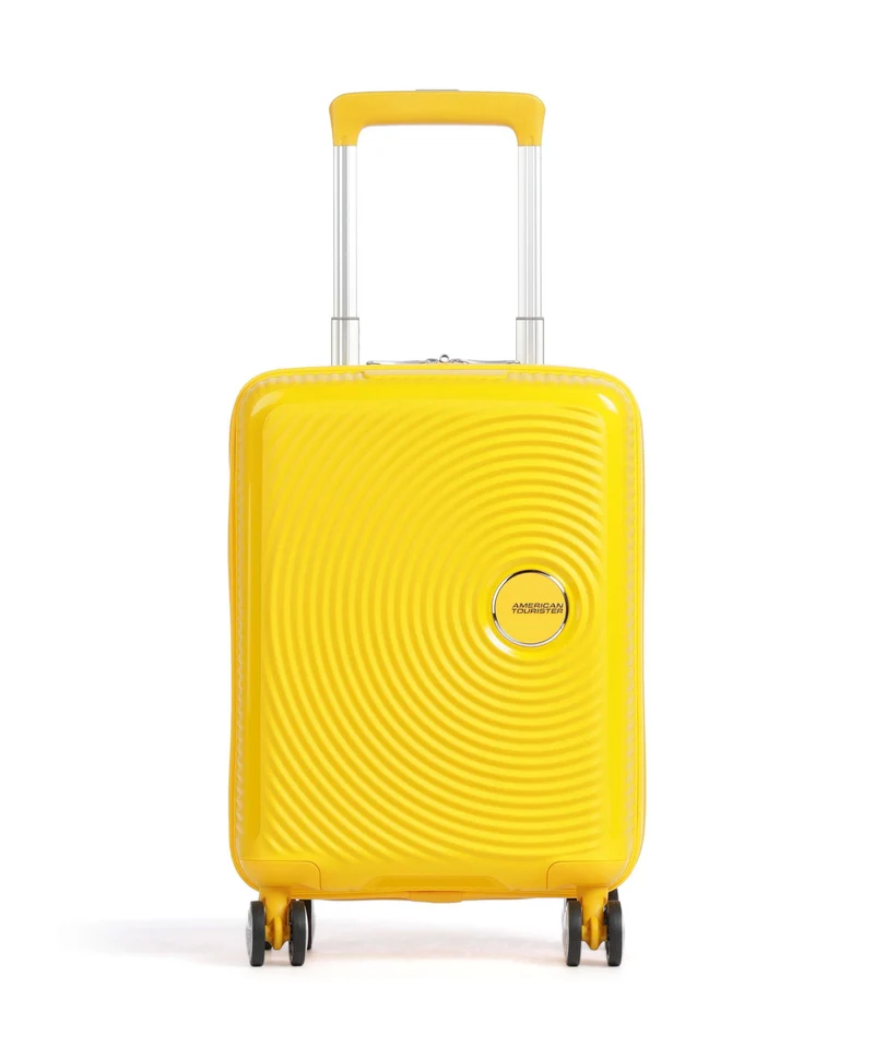 American Tourister Soundbox Mini Kindertrolley golden yellow