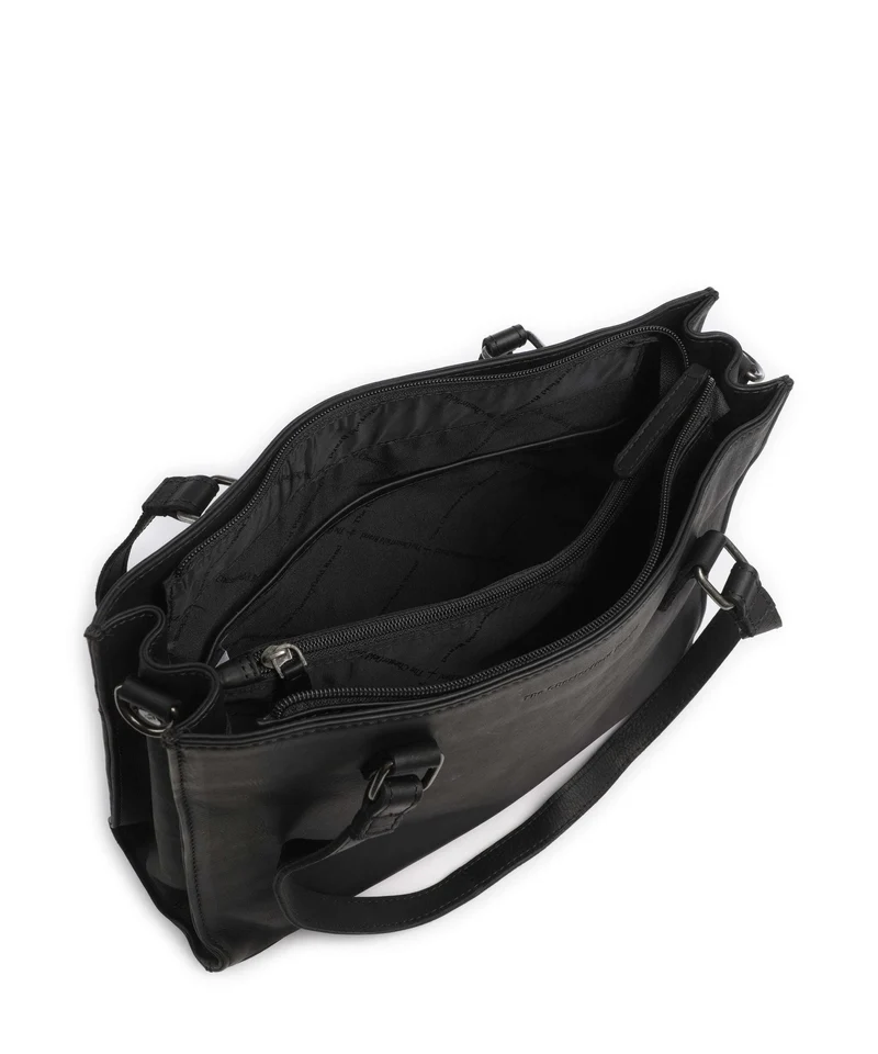 The Chesterfield Brand Wax Pull Up Cow Ellsworth Shopper black