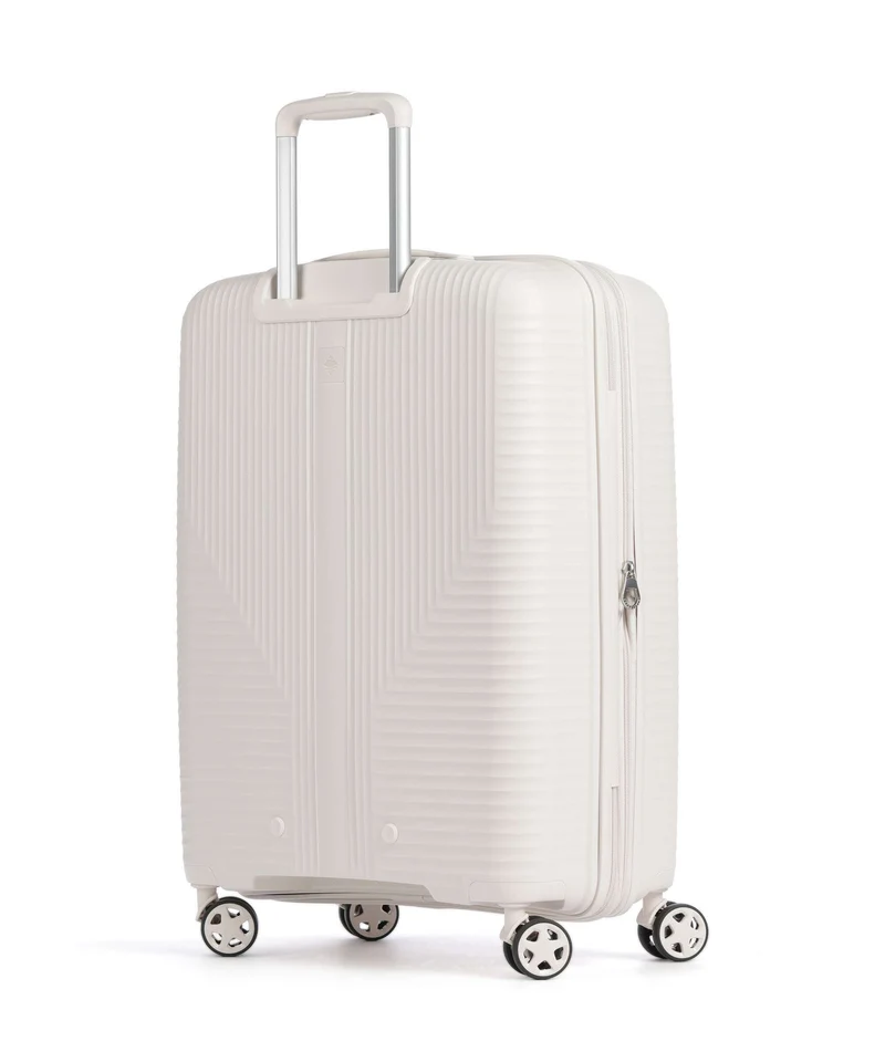Travelite Air Stripe 4-Rollen Trolley offwhite