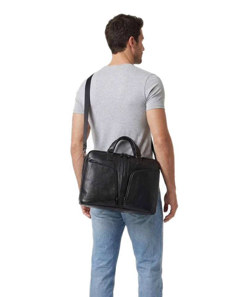 Piquadro Victor Aktentasche black