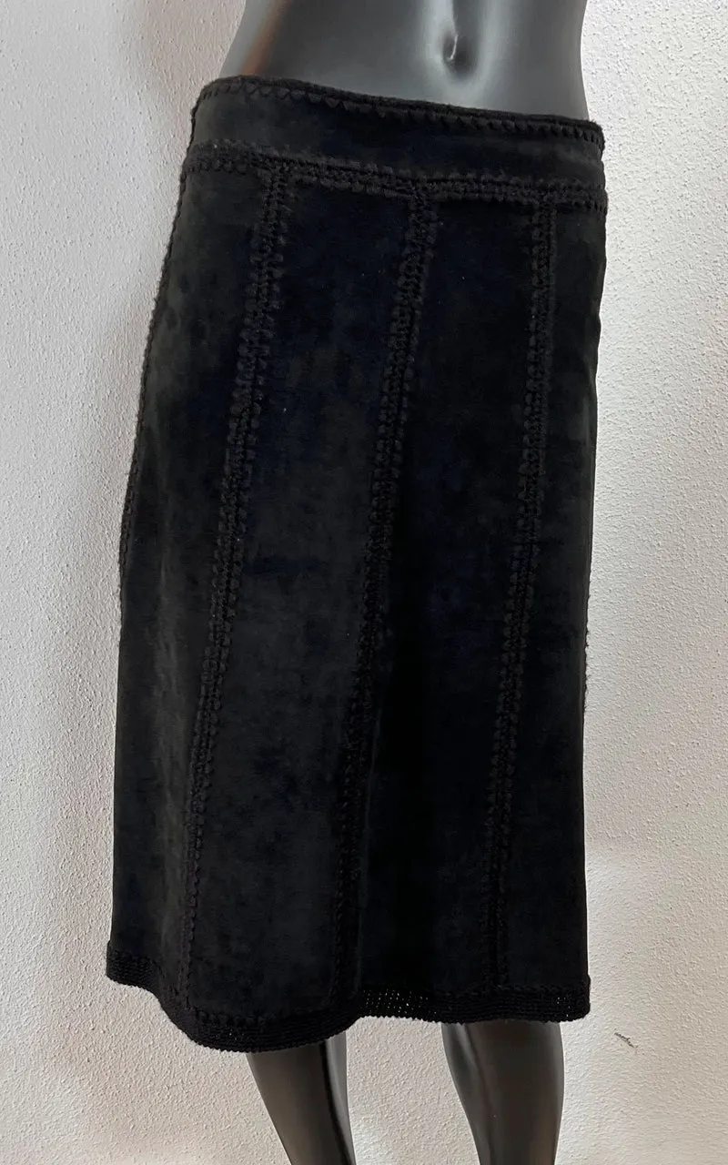 Vintage 90s Suede Skirt
