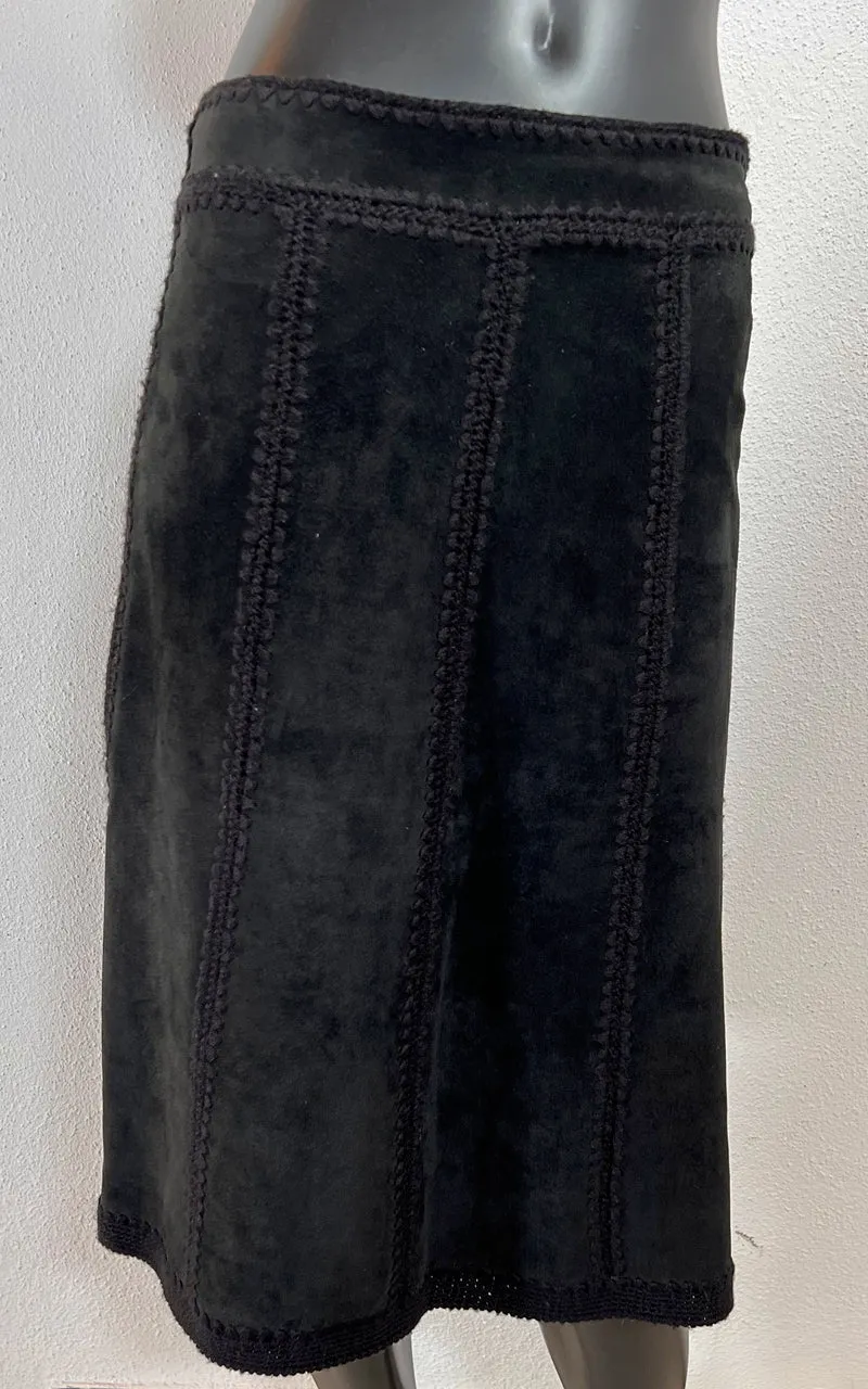 Vintage 90s Suede Skirt