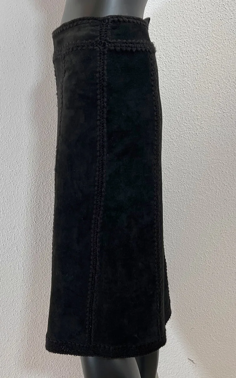 Vintage 90s Suede Skirt