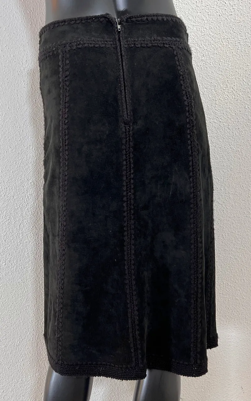 Vintage 90s Suede Skirt