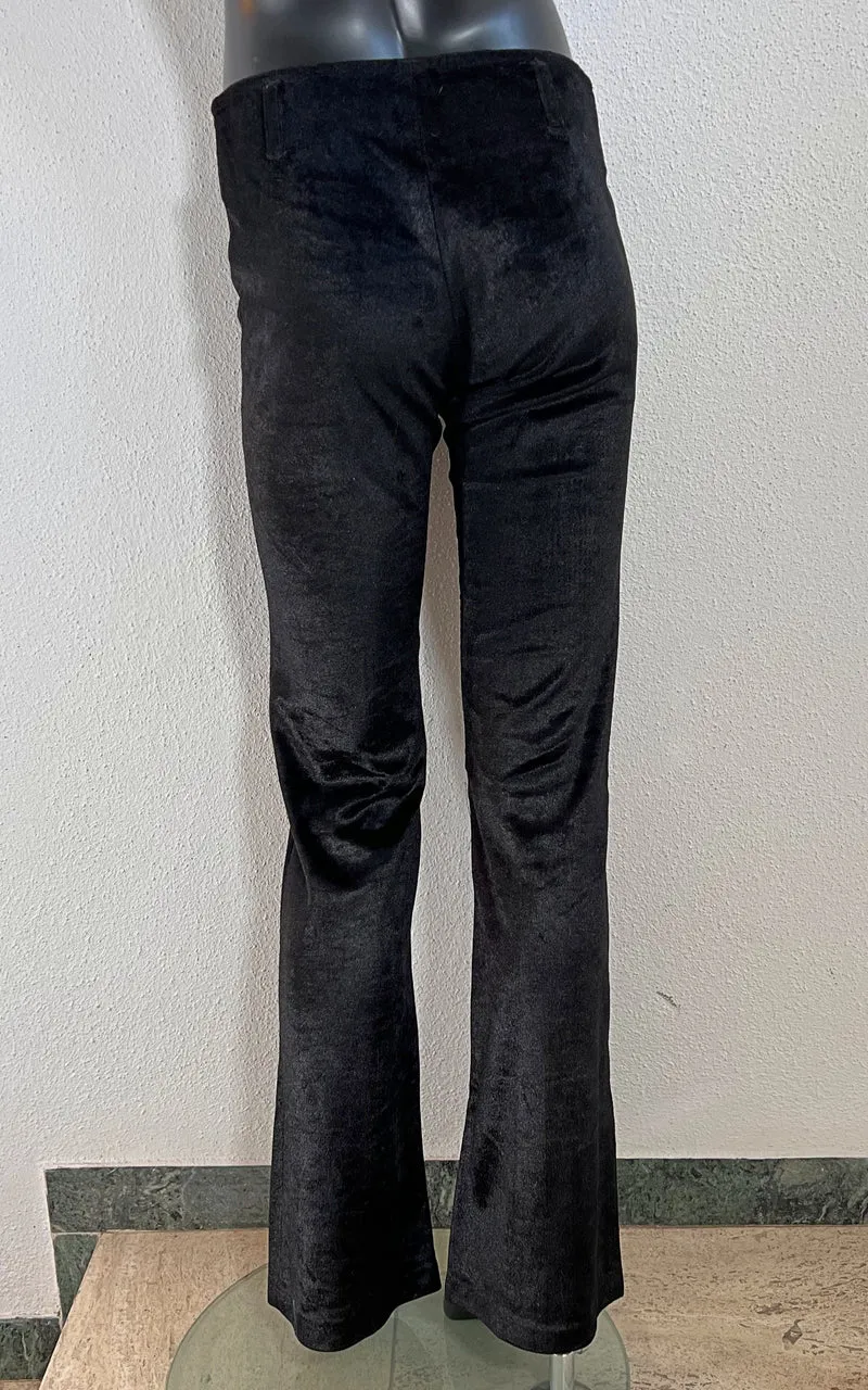 Vintage 90s Velvet Low Waist Pant