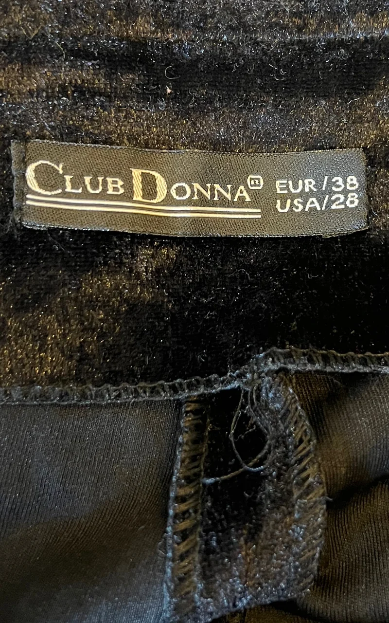 Vintage 90s Velvet Low Waist Pant