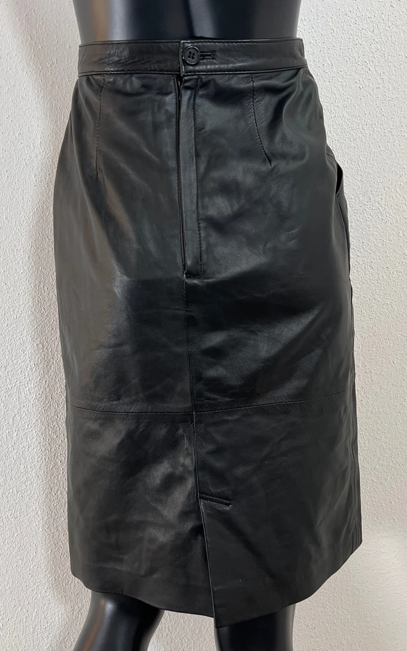 Vintage 80s Leather Skirt
