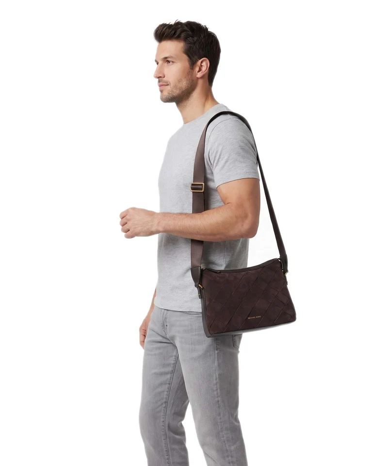 Michael Kors Nicolas Small Umhängetasche chocolate