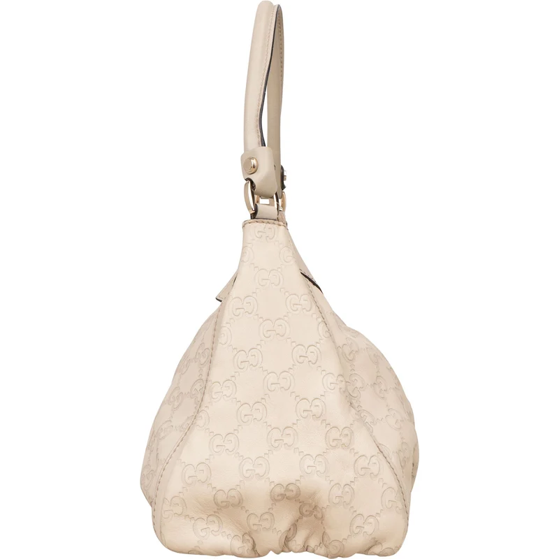 Gucci Leather Monogram Abbey Handbag