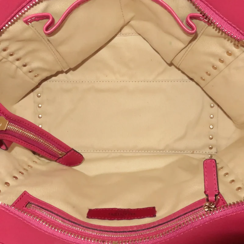 Valentino Leather Medium Tote Rockstud Bag