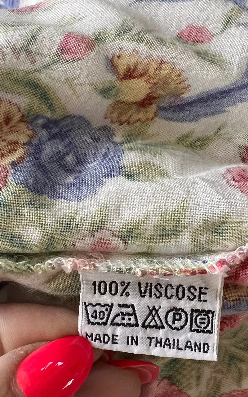 Vintage 90s Big Collar Dress