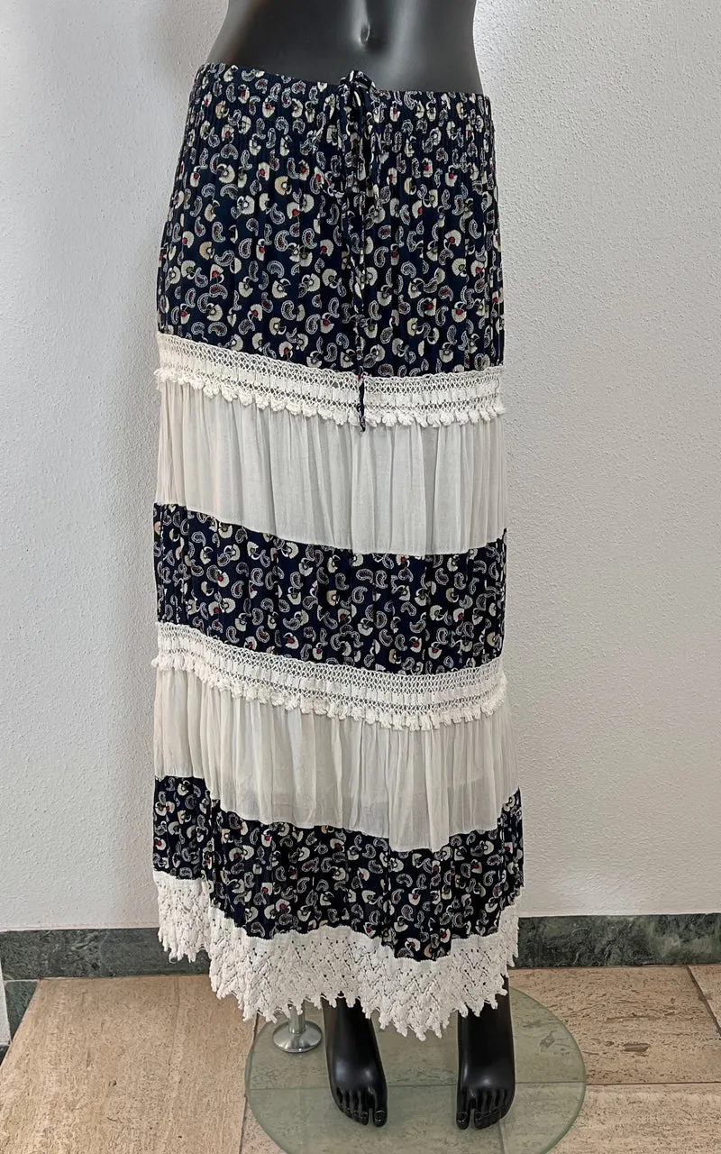 Vintage 70s Volant Skirt