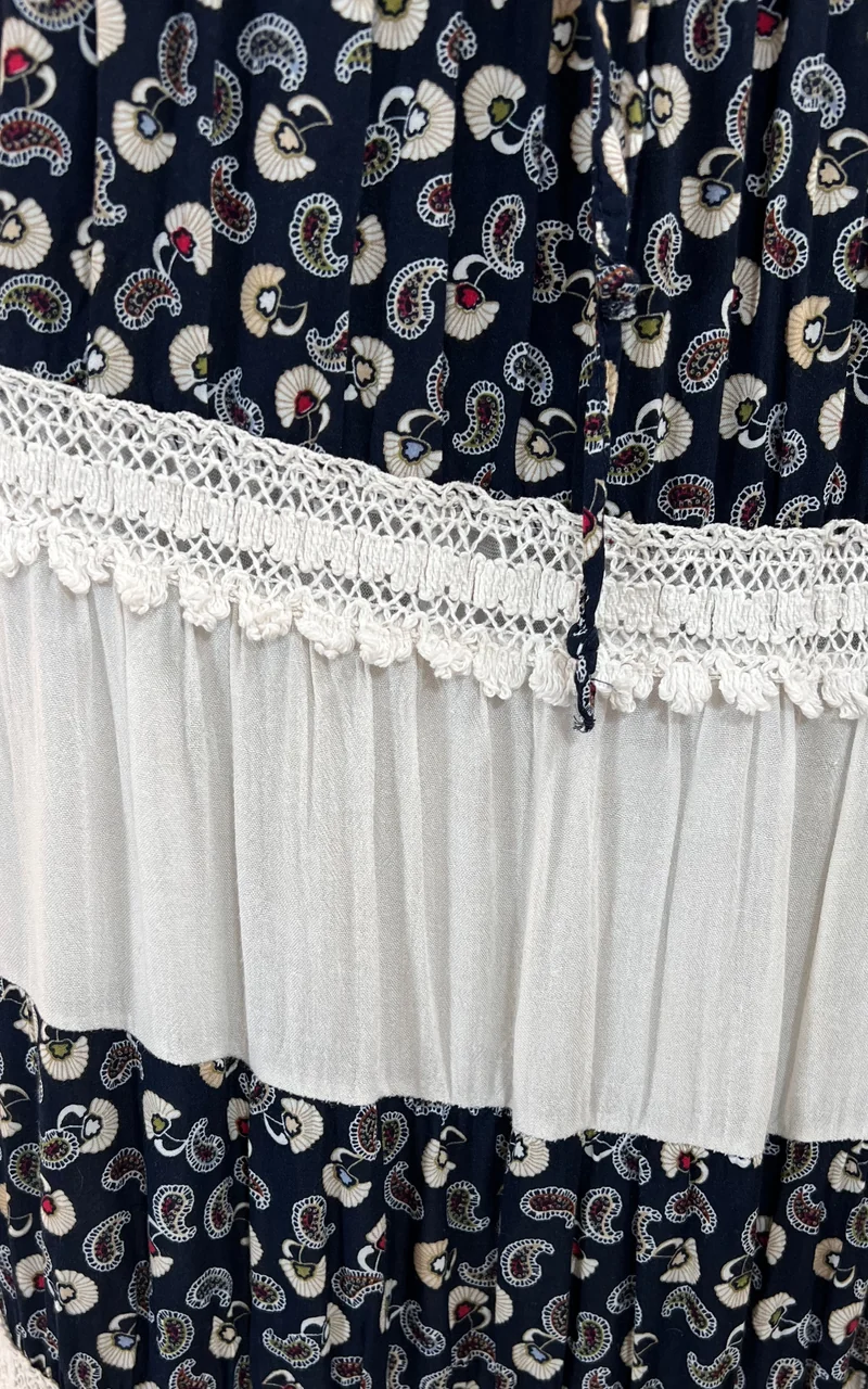 Vintage 70s Volant Skirt