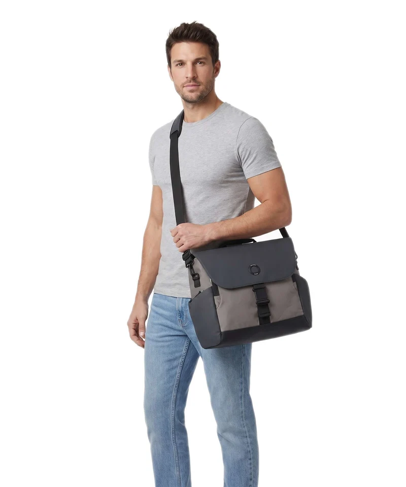 Delsey Paris Securflap Kuriertasche brown