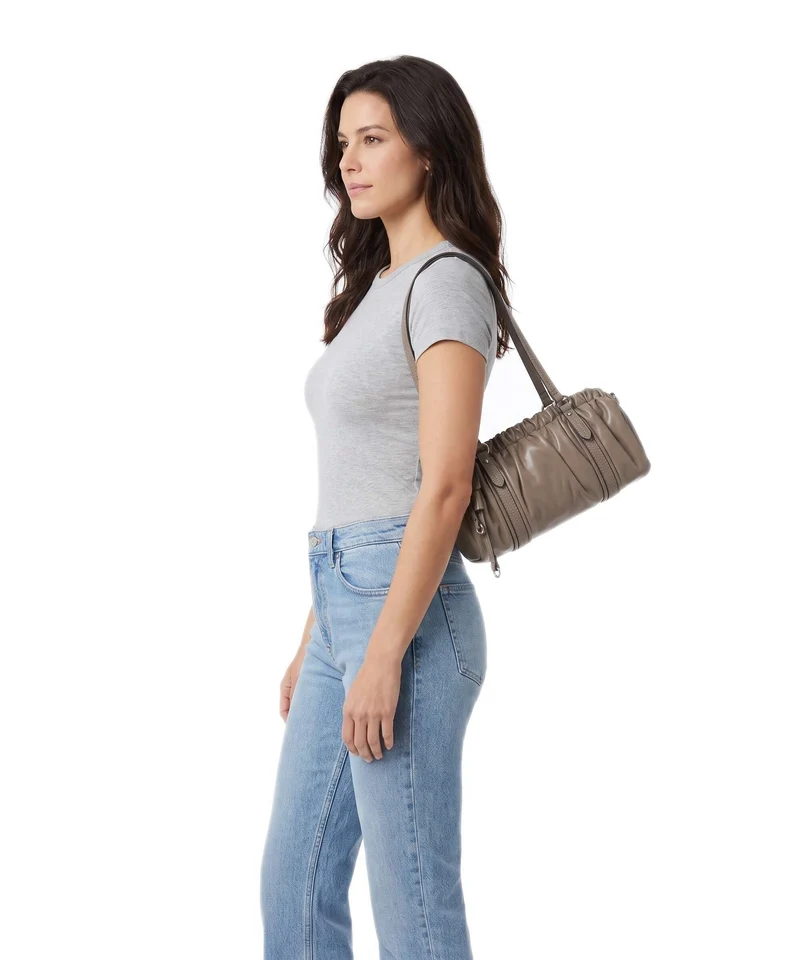Liebeskind Faye Vintage Goat XS Schultertasche neutral grey