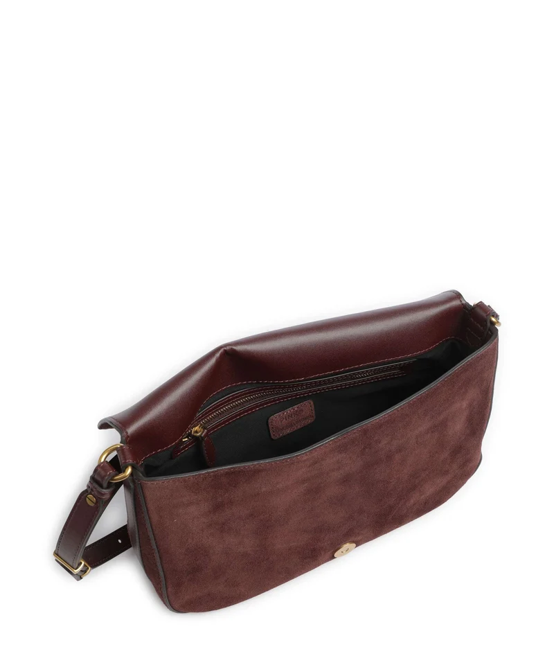 Pinko Love Classic Schultertasche burgundy/gold