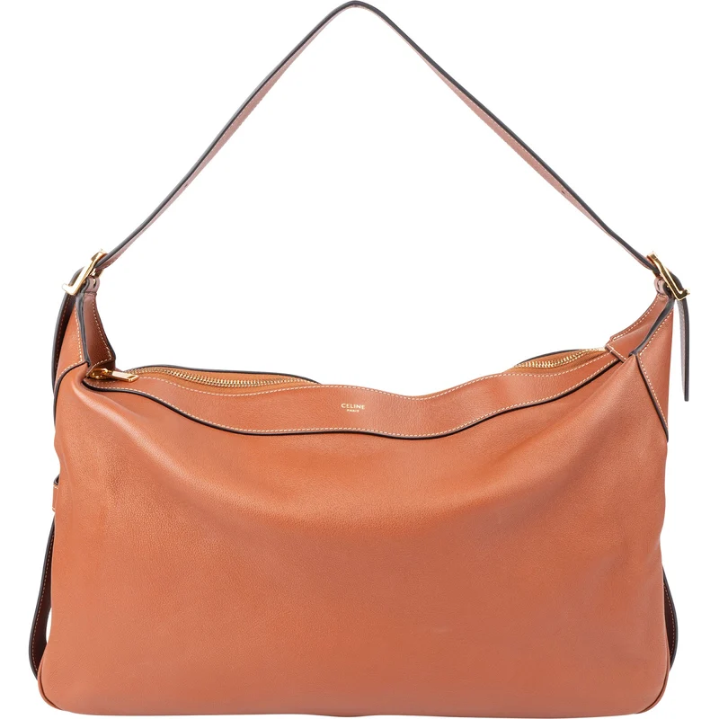 Celine Soft Grained Calfskin Medium Romy Shoulder Bag