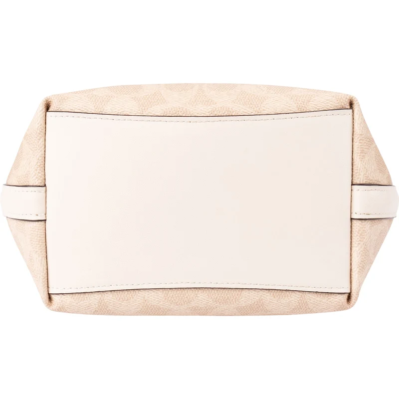 Coach Monogram Signature Canvas Small Town Bucket Shoulder Bag