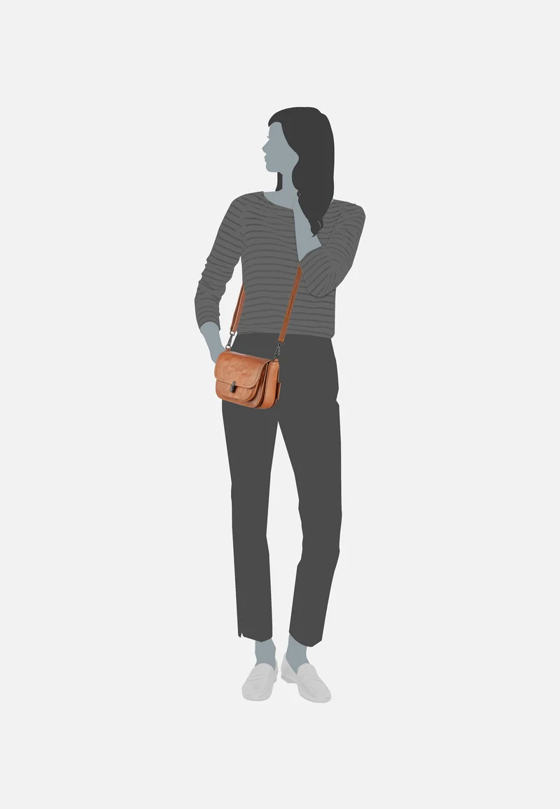 Mrs. Waffle Caramel - Saddle Bag