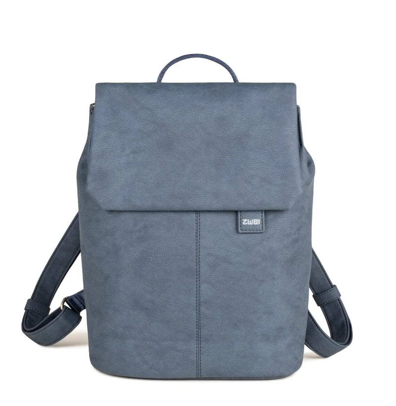 Cityrucksack Mademoiselle MR13 Nubuk-Blue Blau