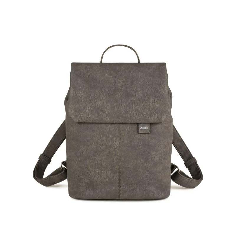 Cityrucksack Mademoiselle MR13 Nubuk-Stone Grau