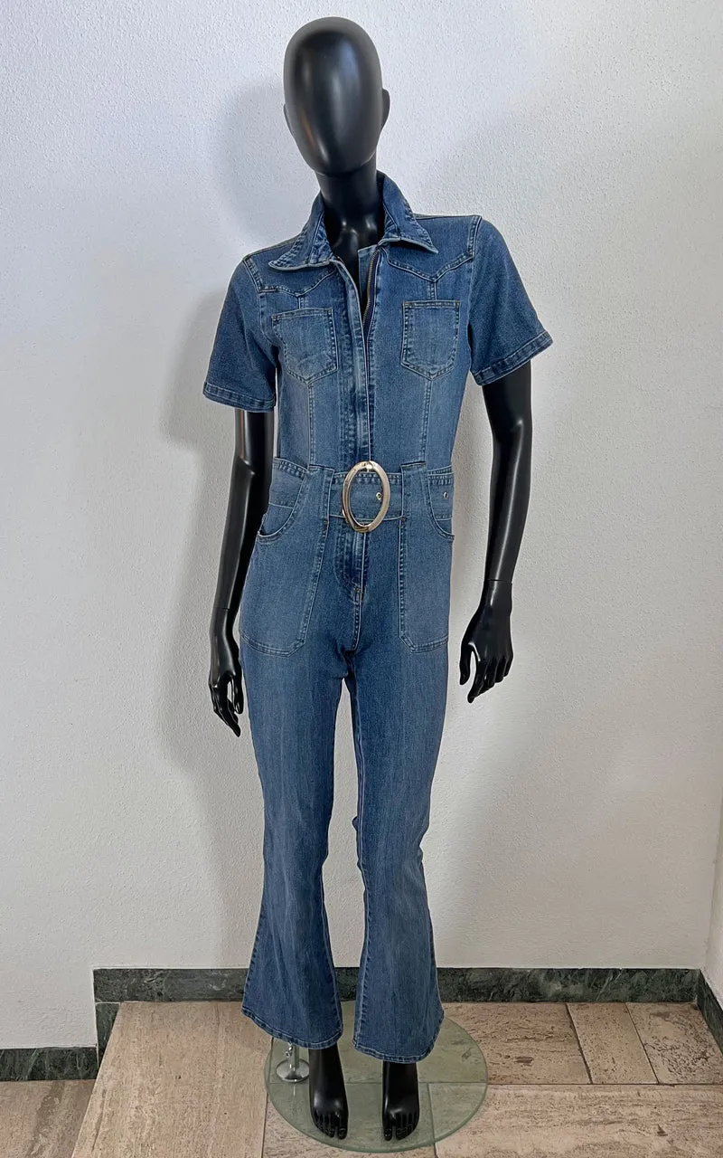 Vintage 90s Denim Jumpsuit