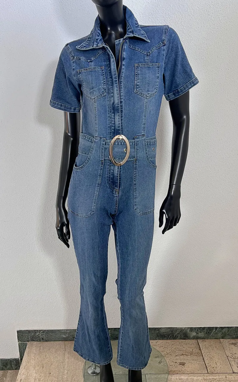 Vintage 90s Denim Jumpsuit