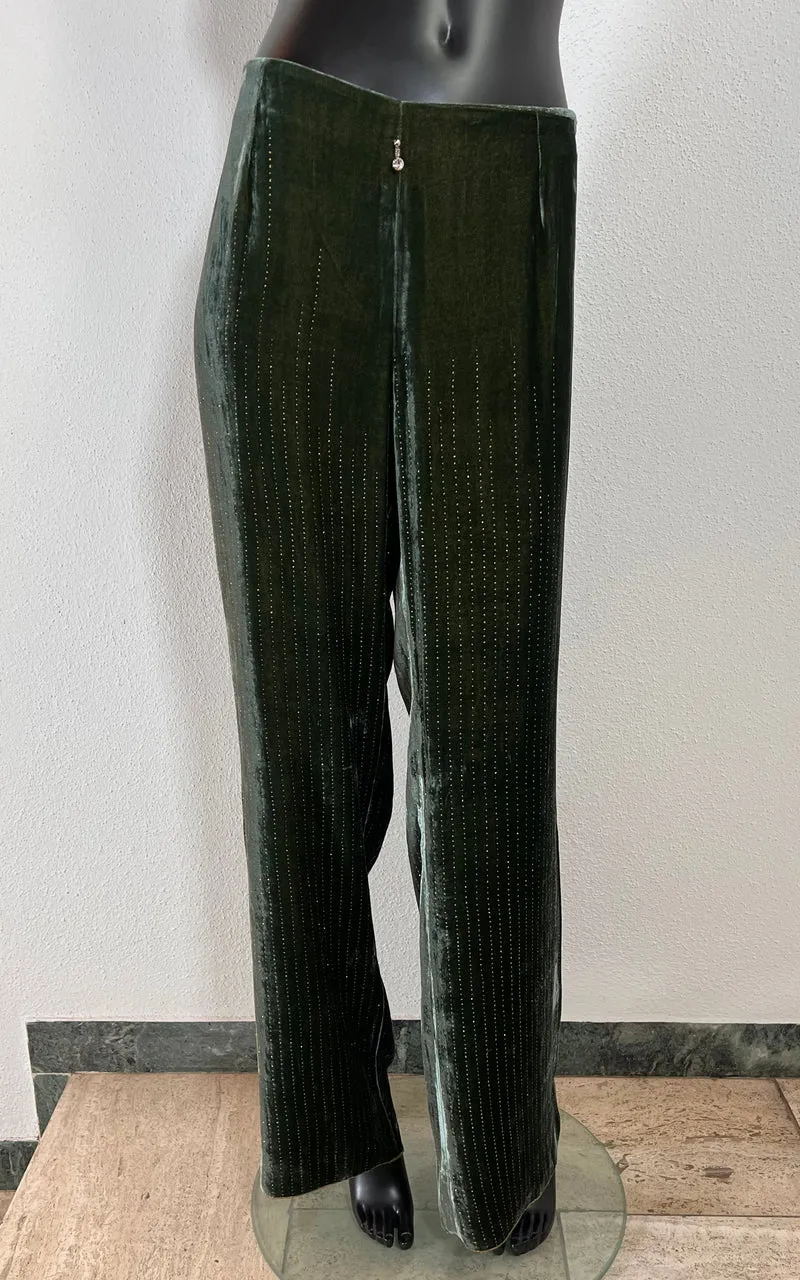 Vintage Roberto Cavalli Silk Velvet Trouser
